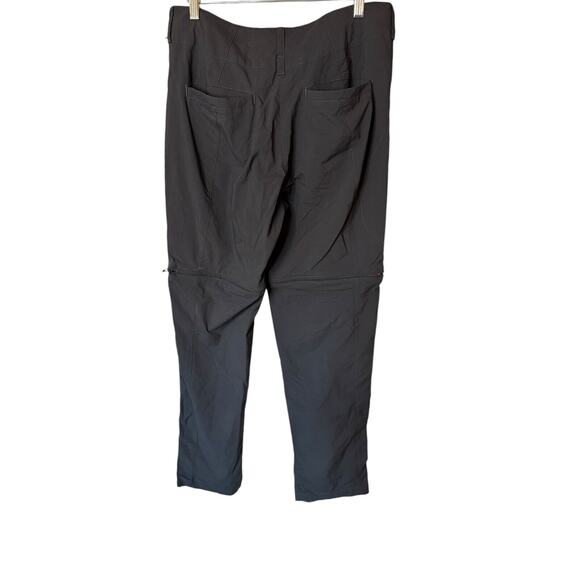 The North Face Pants Mens 34 Gray Convertible Hiking Belted Nylon Cargo - Picture 2 of 11